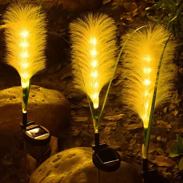 Rattanowa Solarna Lampa | Dekoracyjne Oświetlenie Ogrodowe