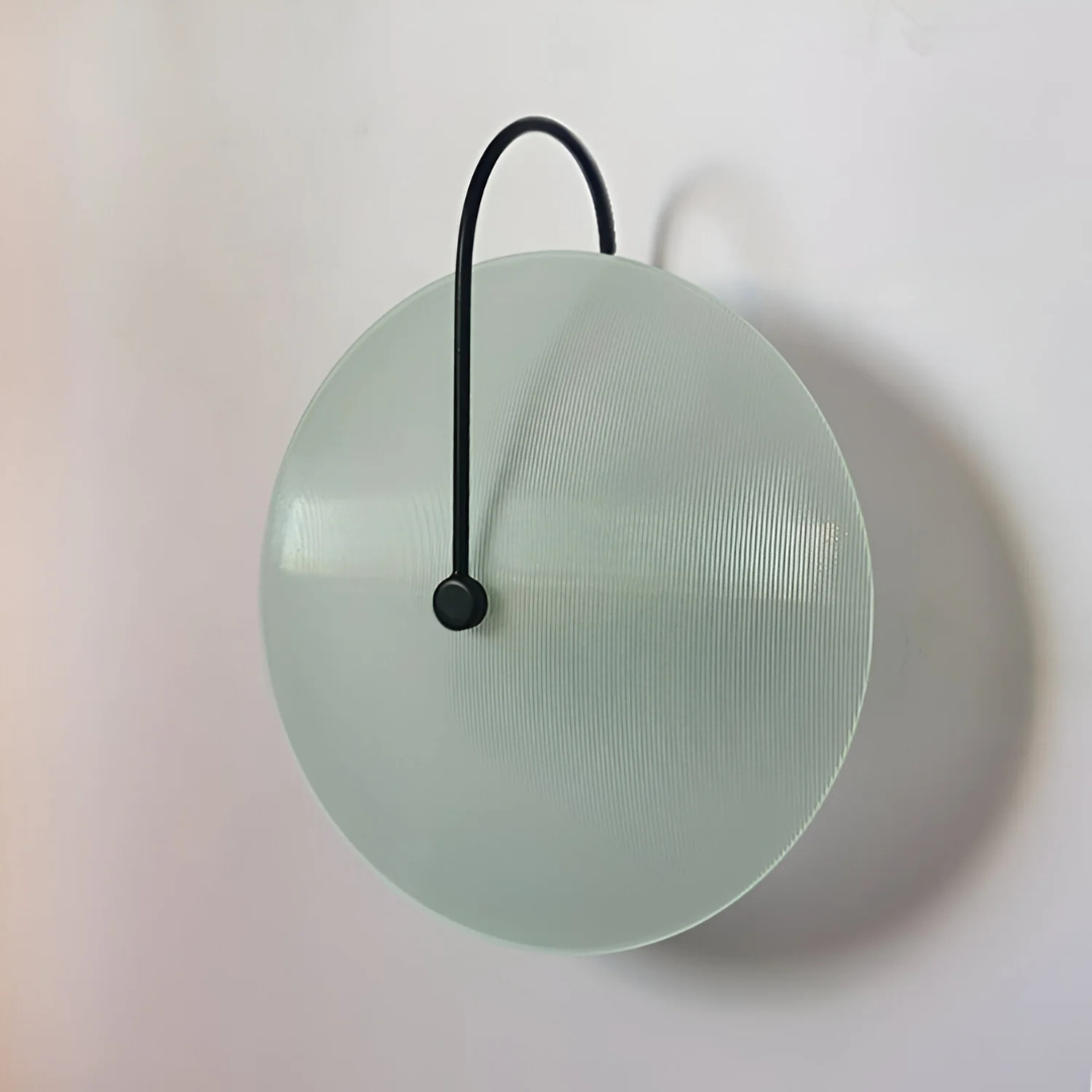Valora | Okrągła szklana lampa ścienna