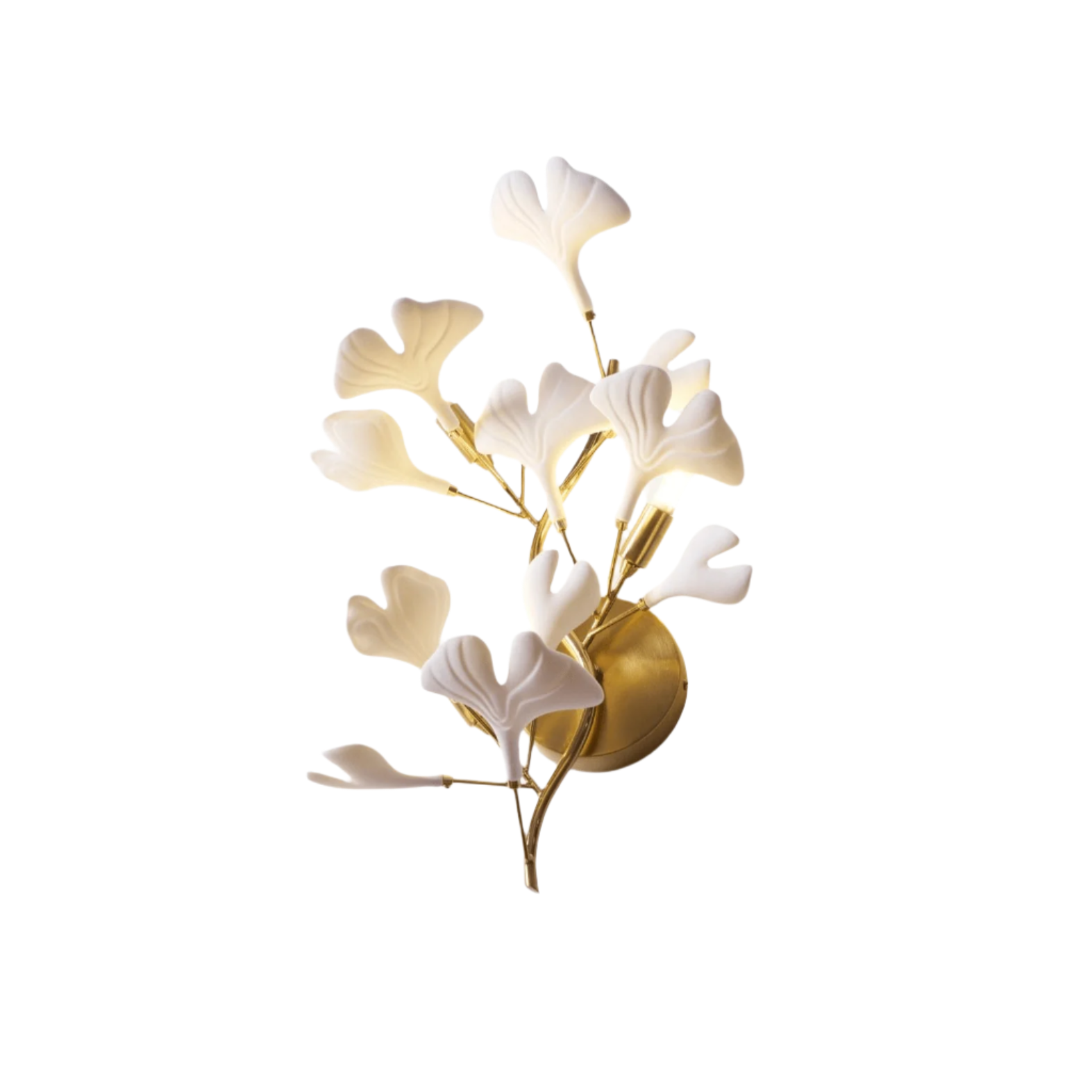 Flora | Ceramiczna lampa ścienna z motywem kwiatowym