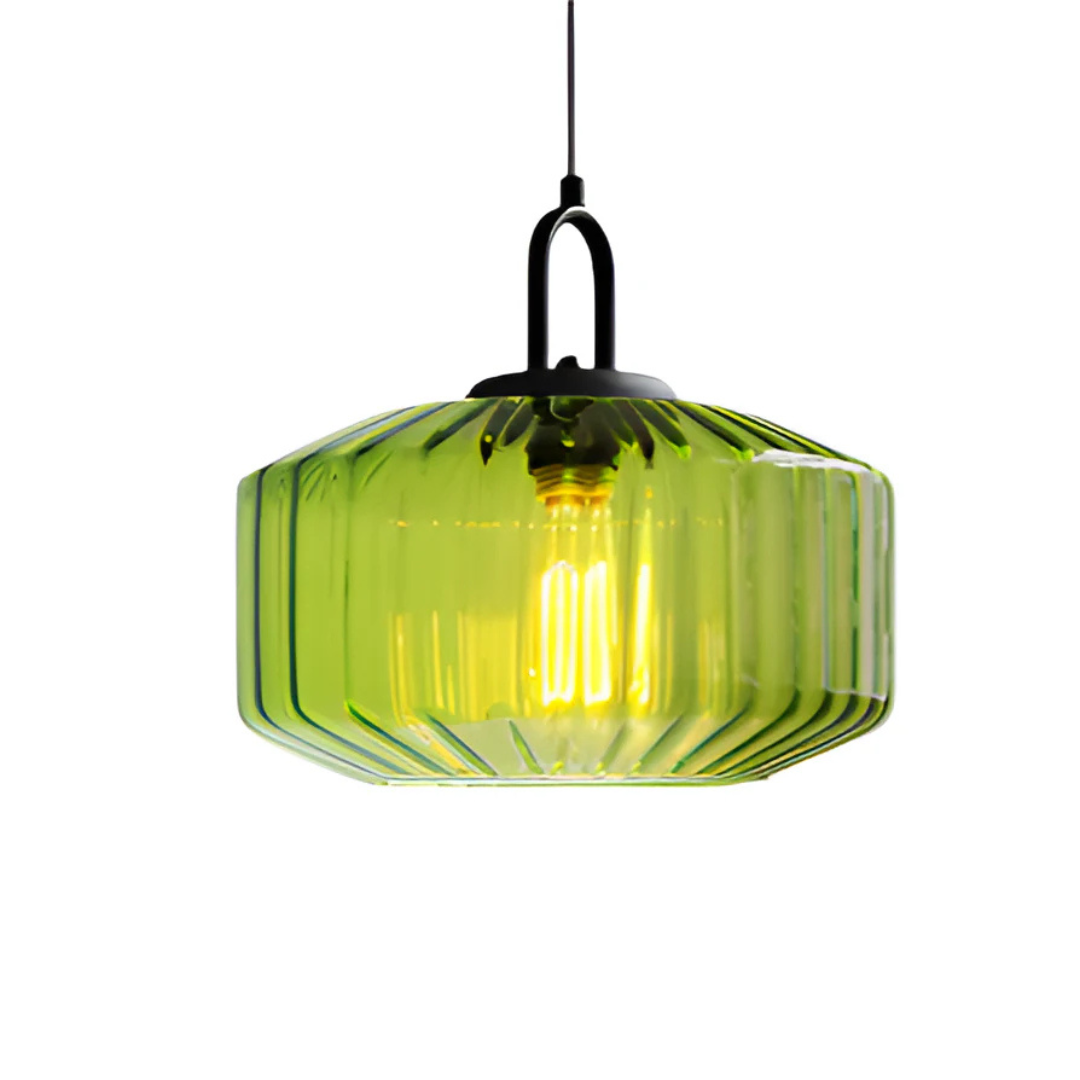 Aurelia | Lampa wisząca z karbowanym szkłem