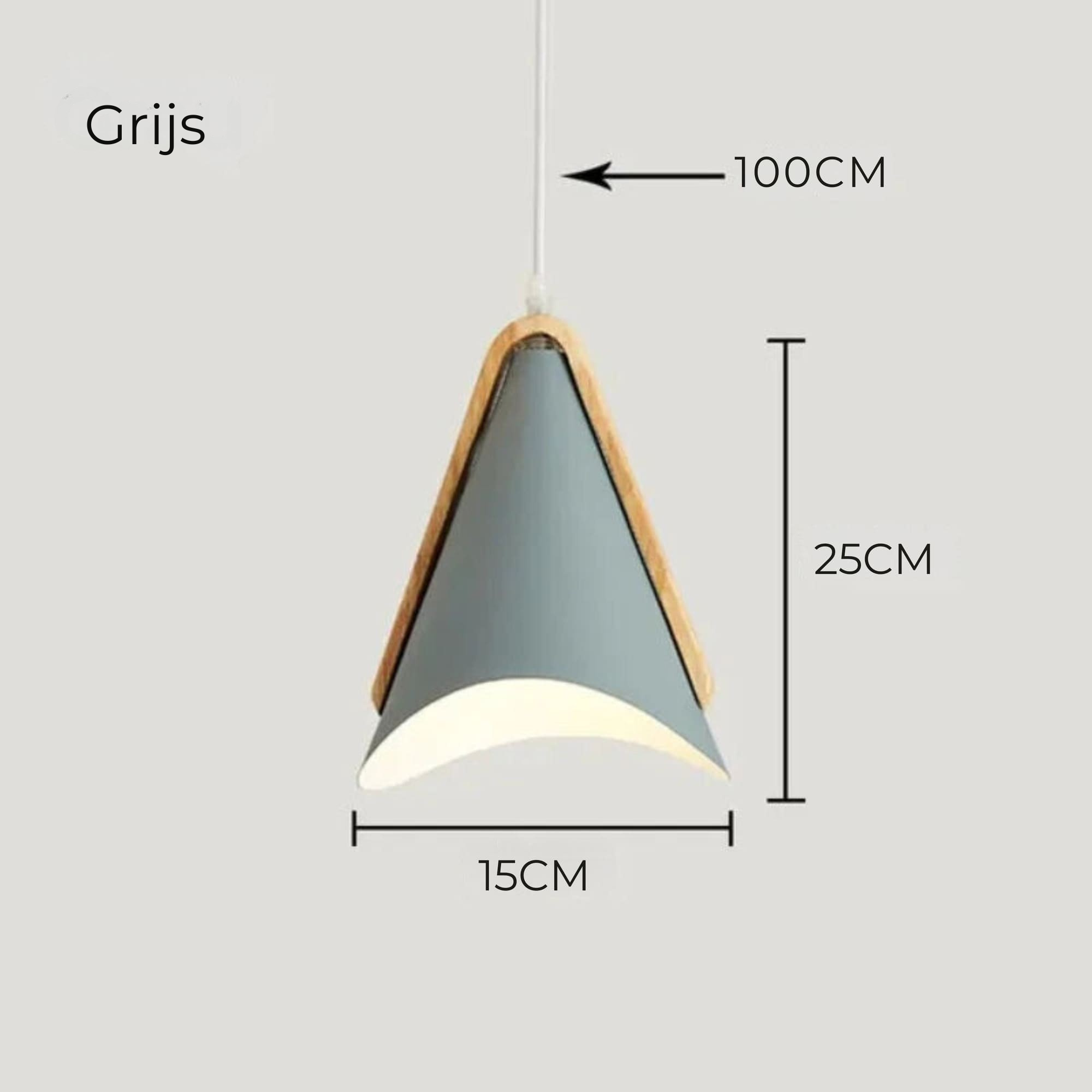 Teyra | Lampa wisząca w drewnianej ramie