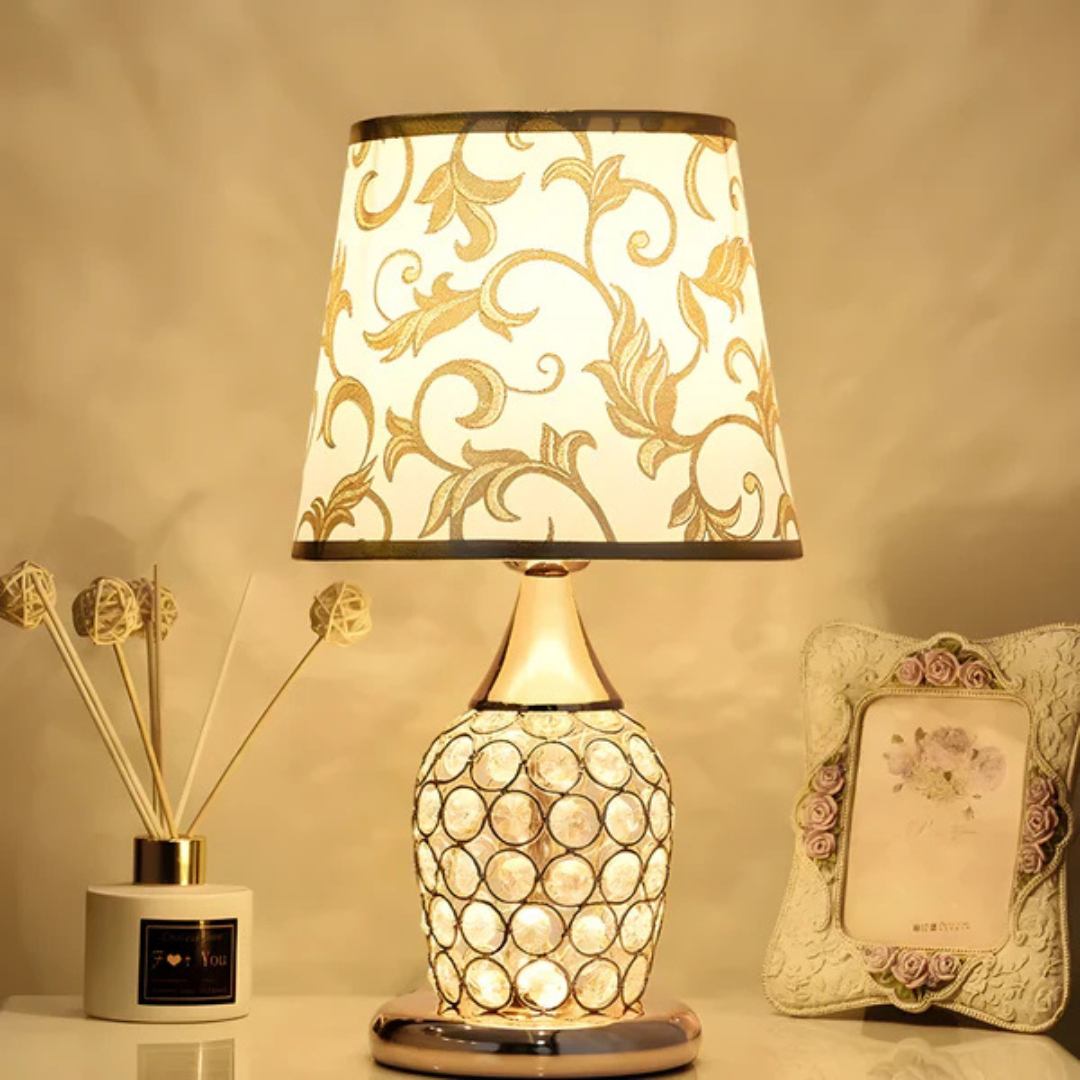 Lampa stołowa LED | Crystal Glow do wnętrz