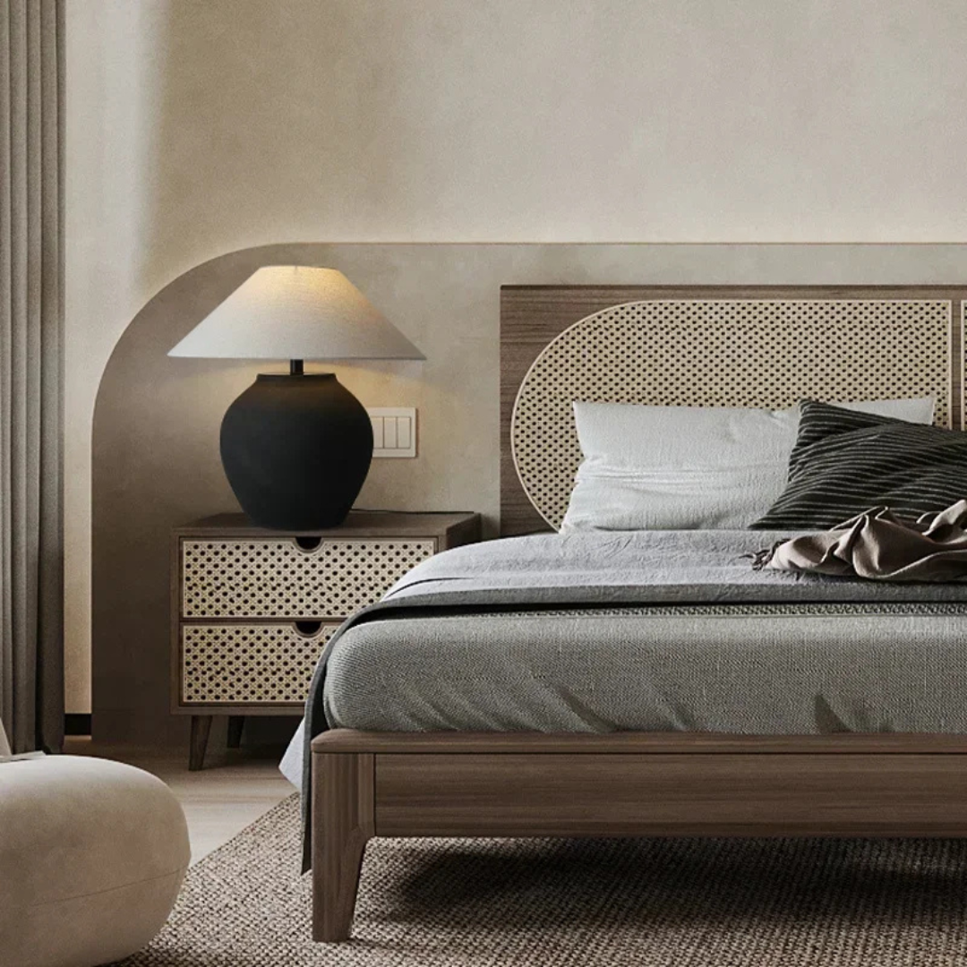 Skandynawska lampa stołowa LED | Oświetlenie wewnętrzne