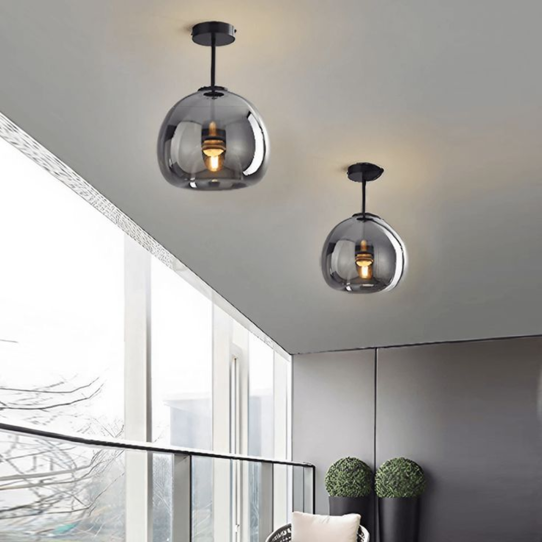 Geometryczny LED | Plafon do Salonu