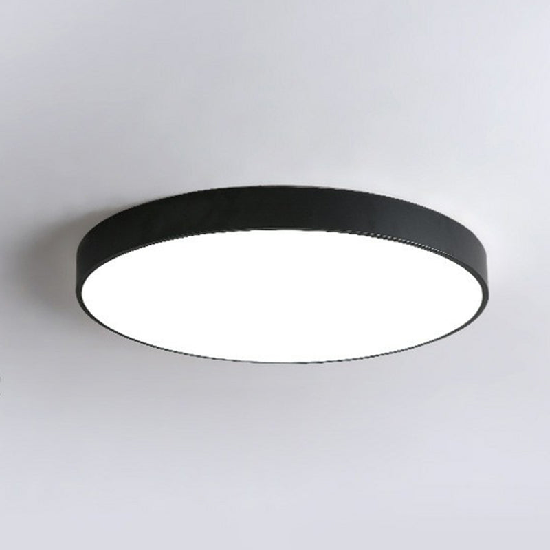 Aurelium | Okrągła lampa sufitowa LED z złotą ramką