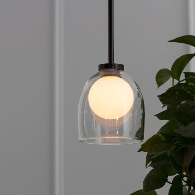 Orvya | Lampa wisząca w szklanym cylindrze