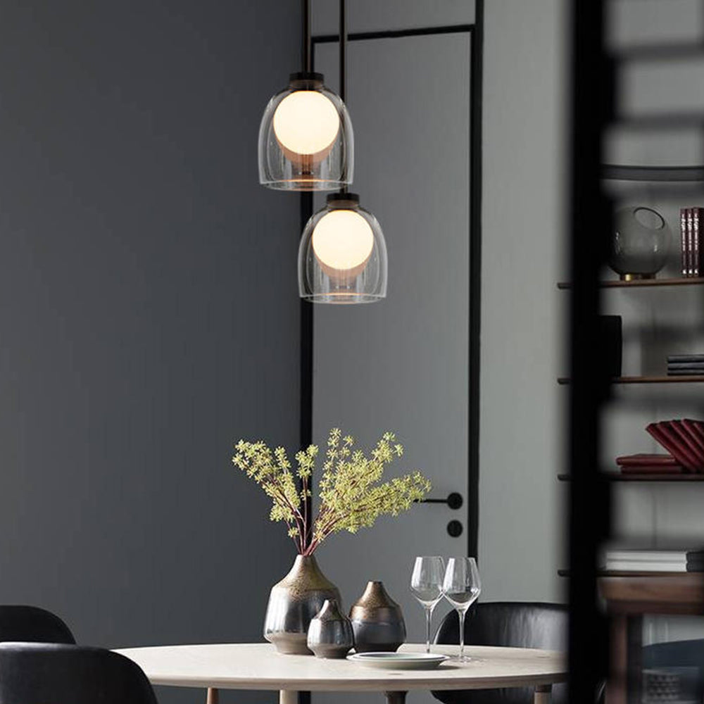 Orvya | Lampa wisząca w szklanym cylindrze