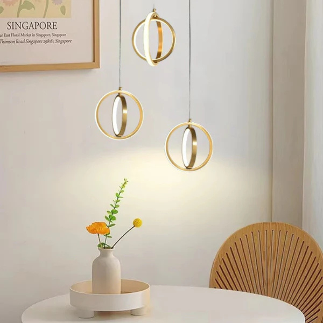 Lampa wisząca LED | Stylowe oświetlenie stołu w jadalni