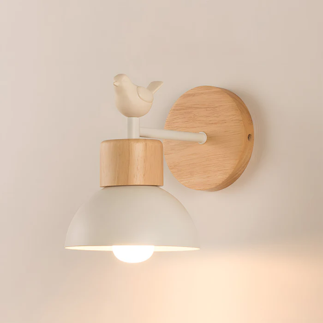 Nivara | Drewniana lampa ścienna