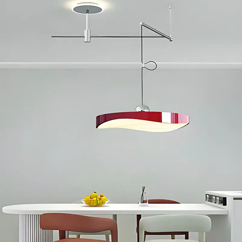 Elvion | Lampa wisząca o falistym kształcie