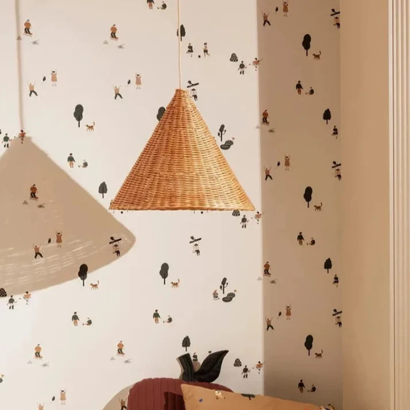 Ravena | Lampa wisząca w stylu rattanu