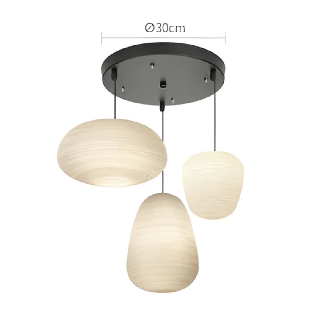 Liora | Lampa wisząca z opalowego szkła