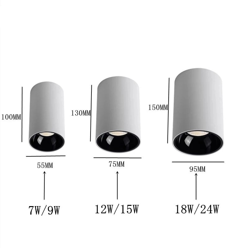 Selian | Lampy sufitowe LED cylindryczne