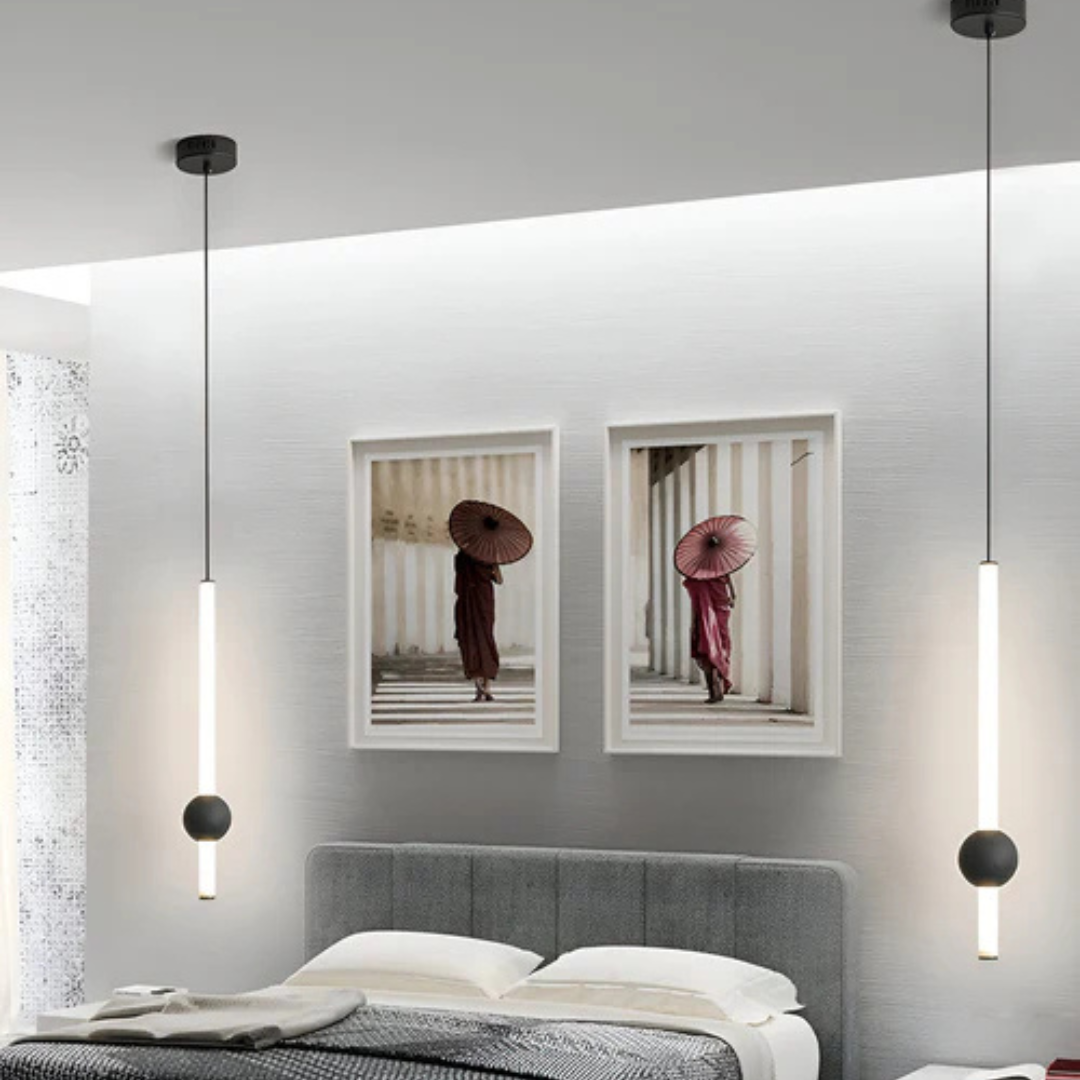 Lampa wisząca LED | Stylowy design do salonu