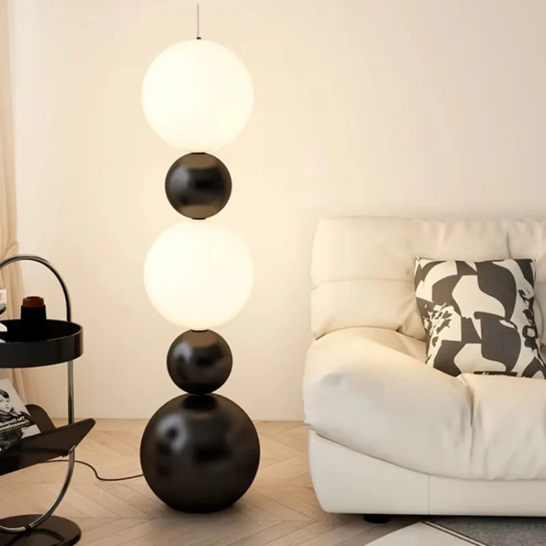 Orviana | Lampa podłogowa o kształcie kulistym
