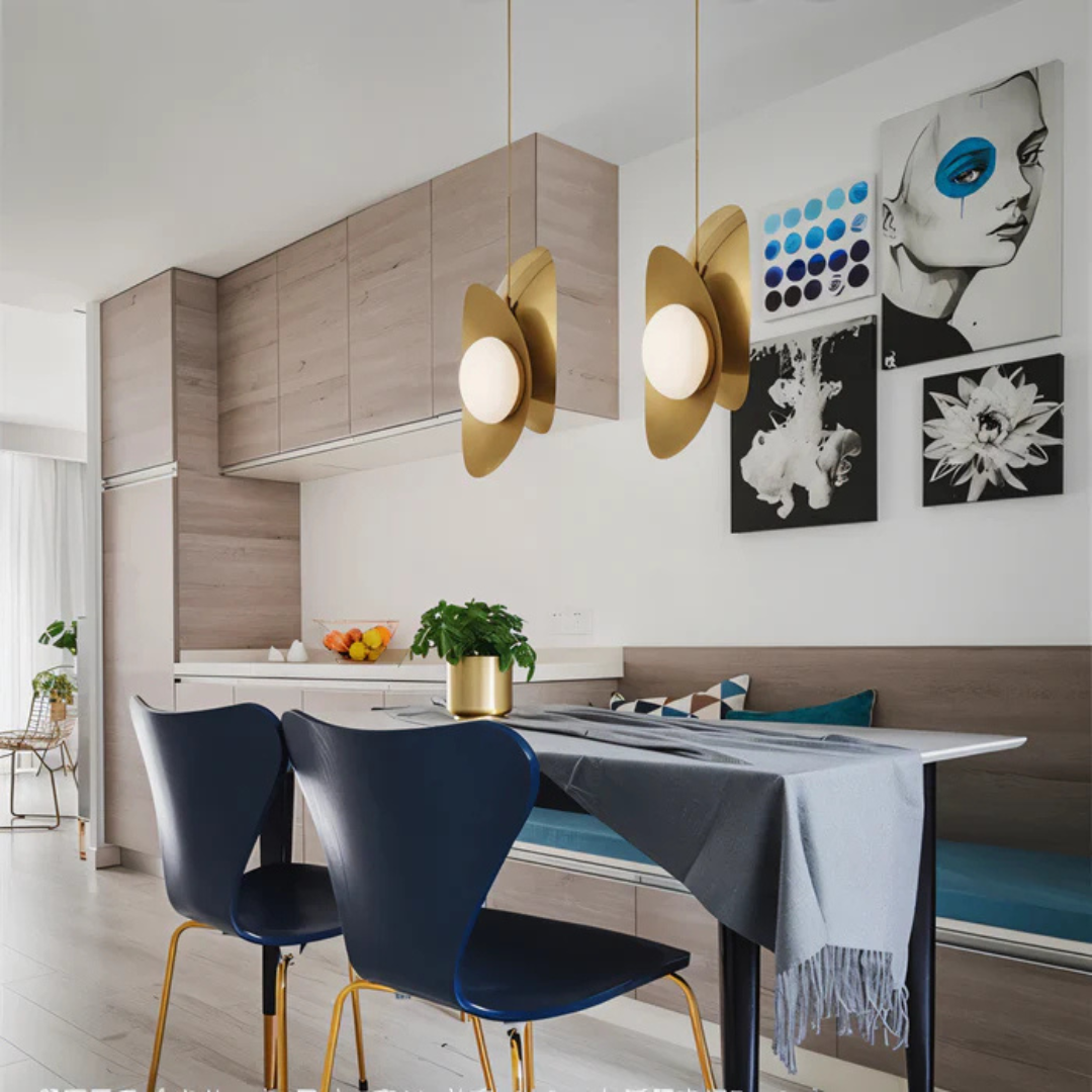 Designerska lampa wisząca LED | Oświetlenie do domu