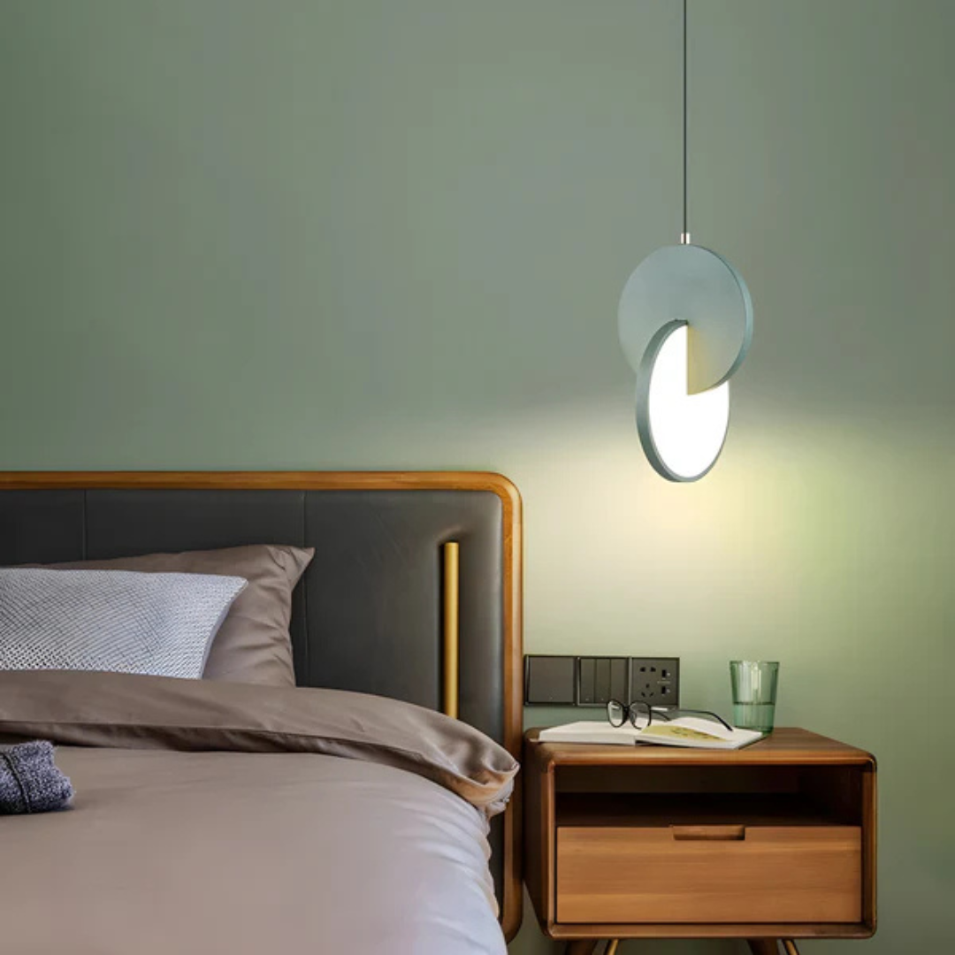 Lampa sufitowa | Skandynawski styl okrągły wiszący