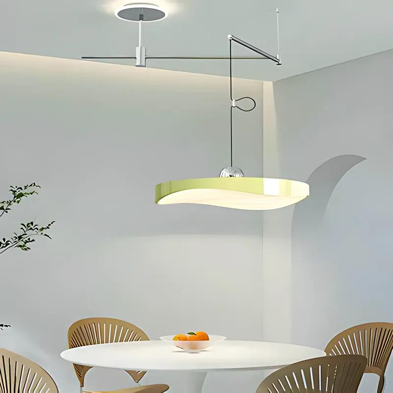 Elvion | Lampa wisząca o falistym kształcie