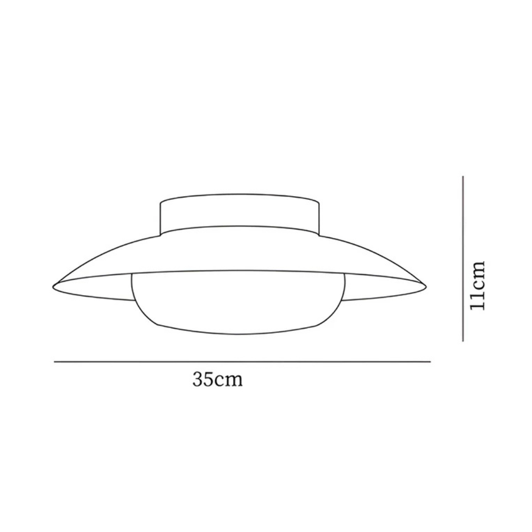 Nuvora | Lampa wisząca z drewna i szkła