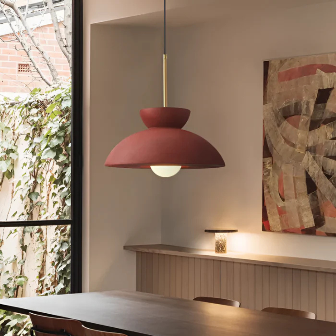 Lampa Wisząca w Stylu Wabi-Sabi | Designerska Lampa LED do Wnętrz