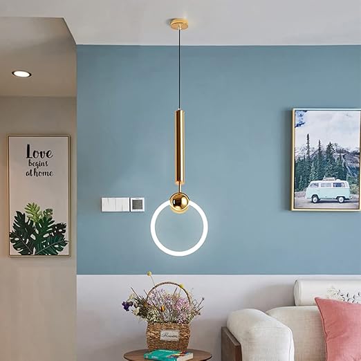 Oryna | Lampa wisząca w kształcie pierścienia LED