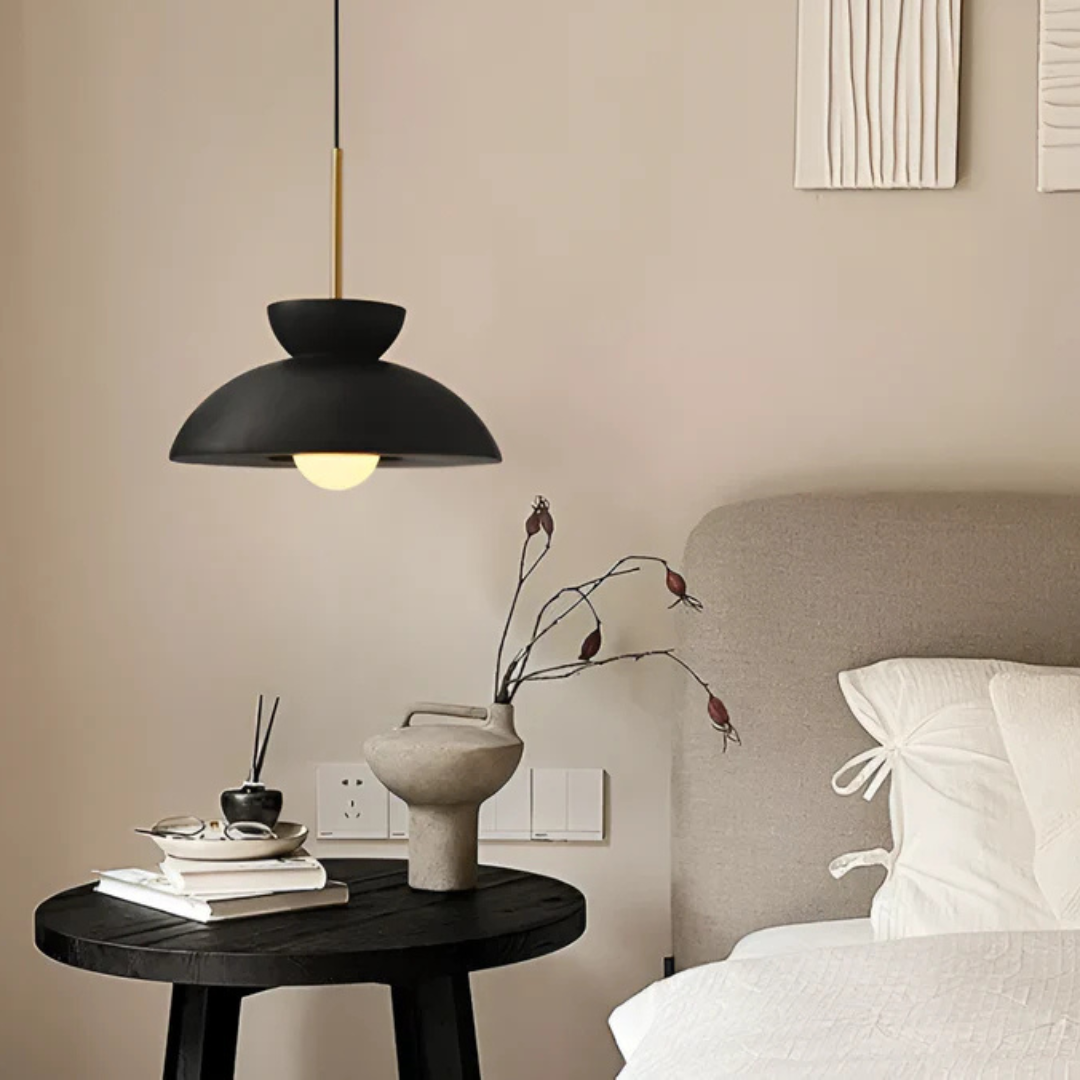 Lampa Wisząca w Stylu Wabi-Sabi | Designerska Lampa LED do Wnętrz