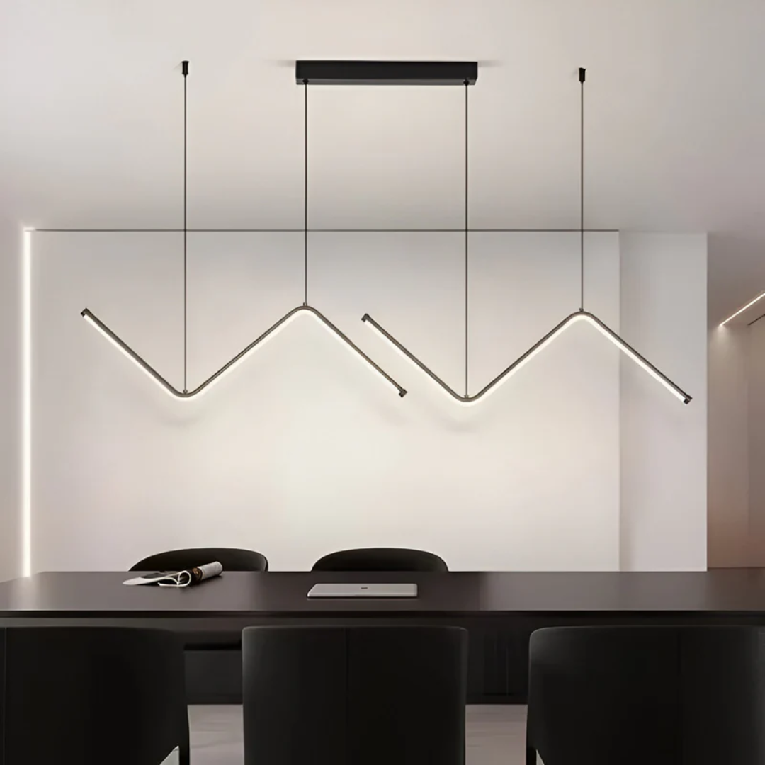 Lampa wisząca LED | Trójkątna lampa do domu