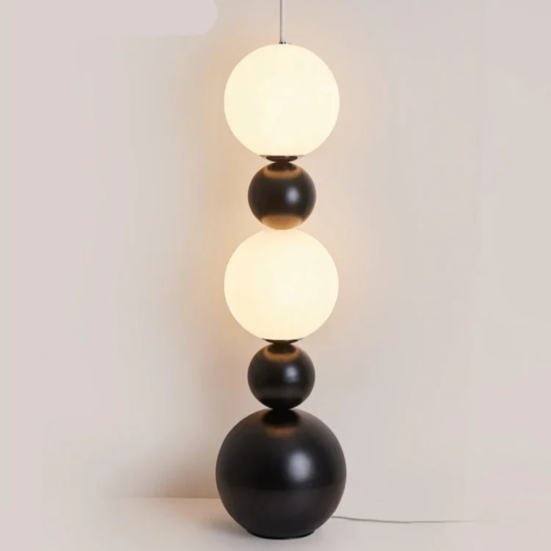 Orviana | Lampa podłogowa o kształcie kulistym