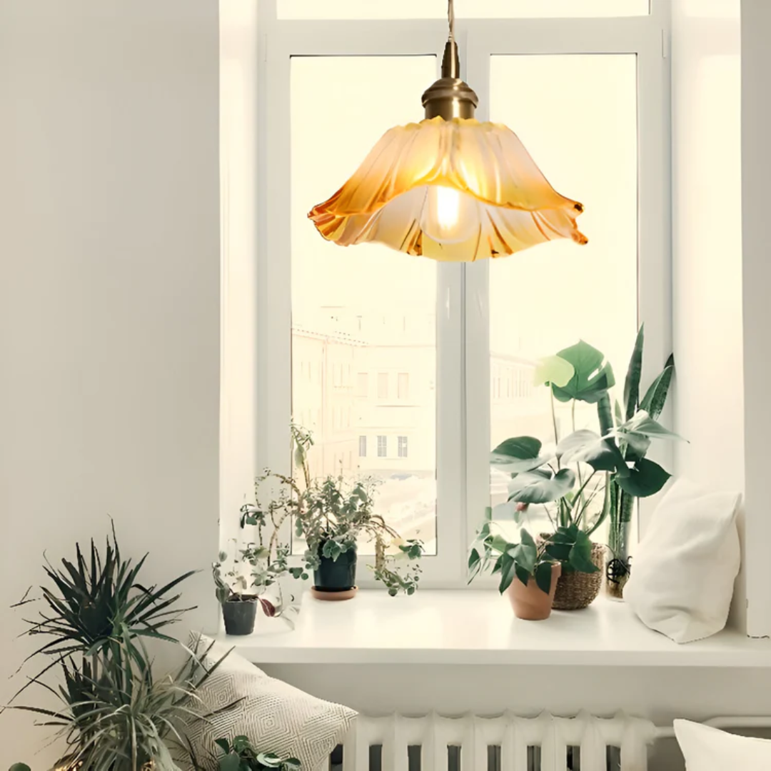 Lotus | Lampa wisząca ze szkła