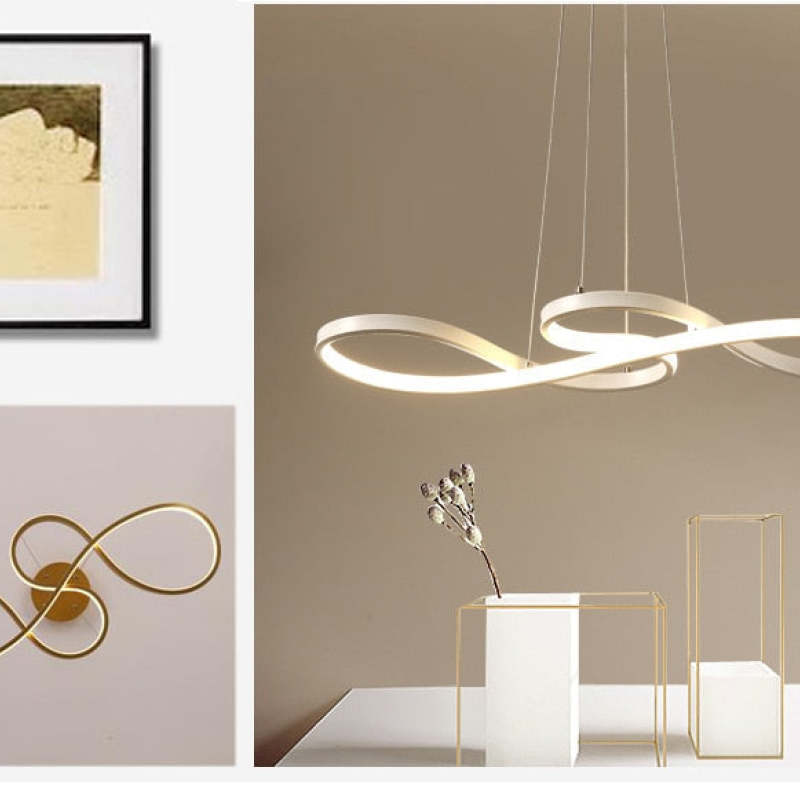 Infinora | LED Pendelleuchte im Wellen-Design