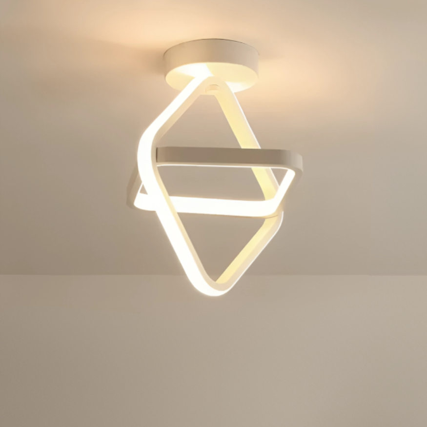 Geomodern | Lampa sufitowa LED o geometrycznym kształcie