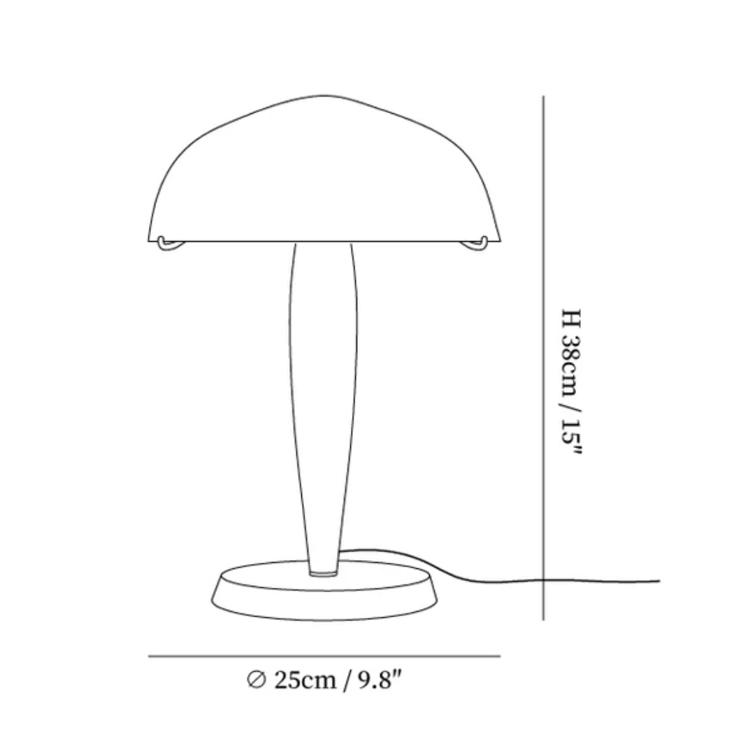 Liora | Lampa stołowa w kształcie grzyba w stylu retro