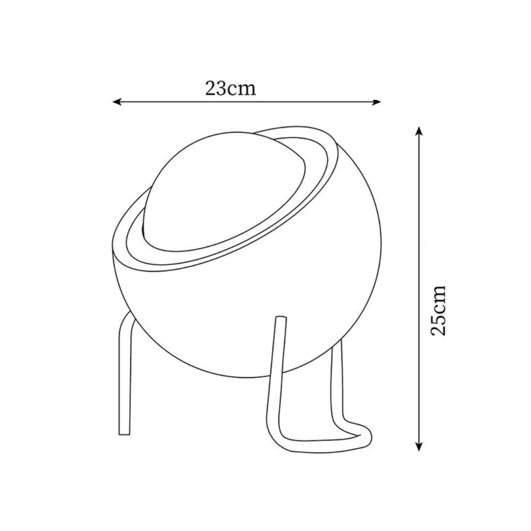 Lampa stołowa w stylu Bauhaus | Oświetlenie wewnętrzne LED