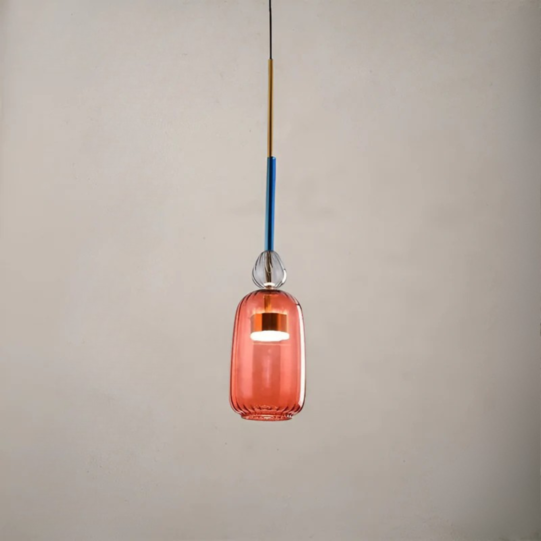 Vitrina | Kolorowa szklana lampa wisząca LED