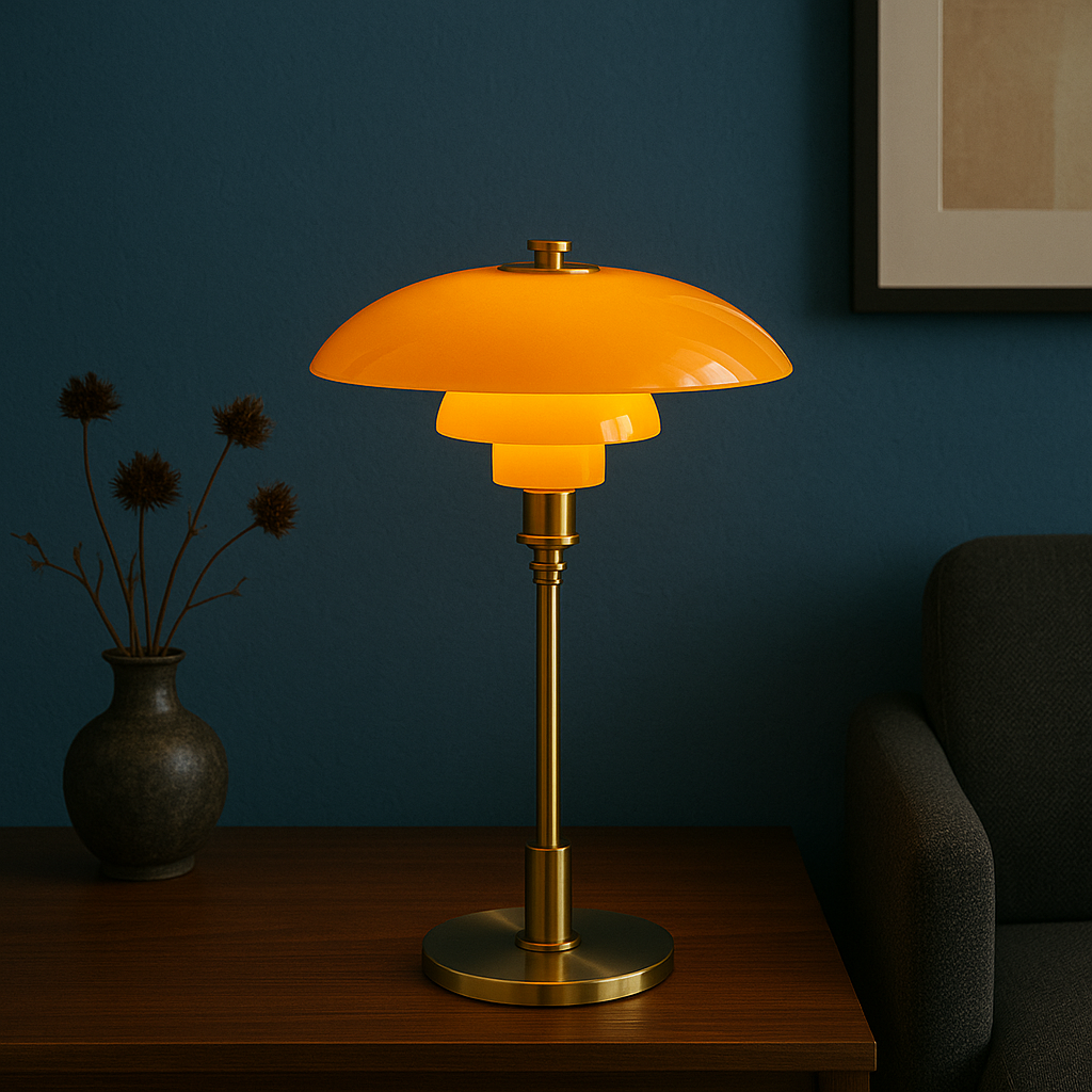 Aurivio | Lampa stołowa w stylu retro