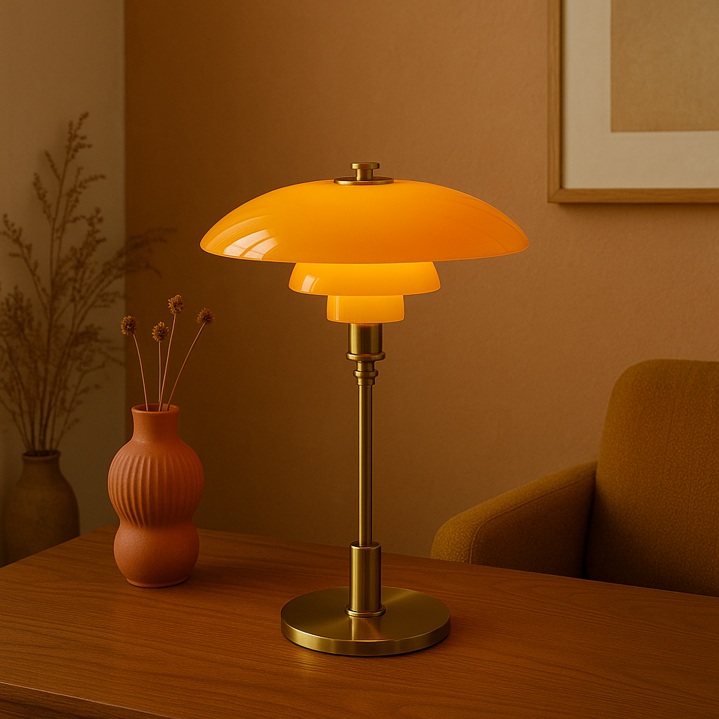 Aurivio | Lampa stołowa w stylu retro