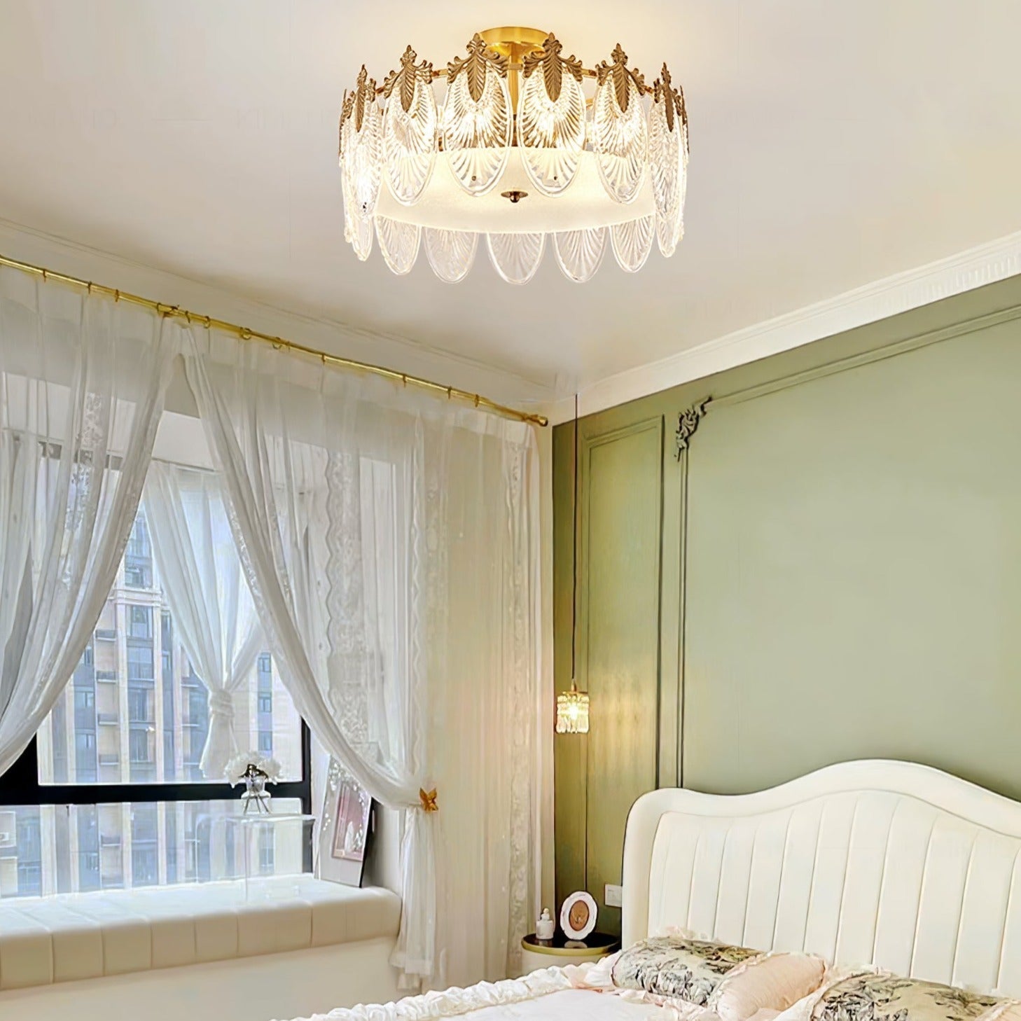 Velmira – lampy sufitowe LED z ozdobnymi elementami szklanymi