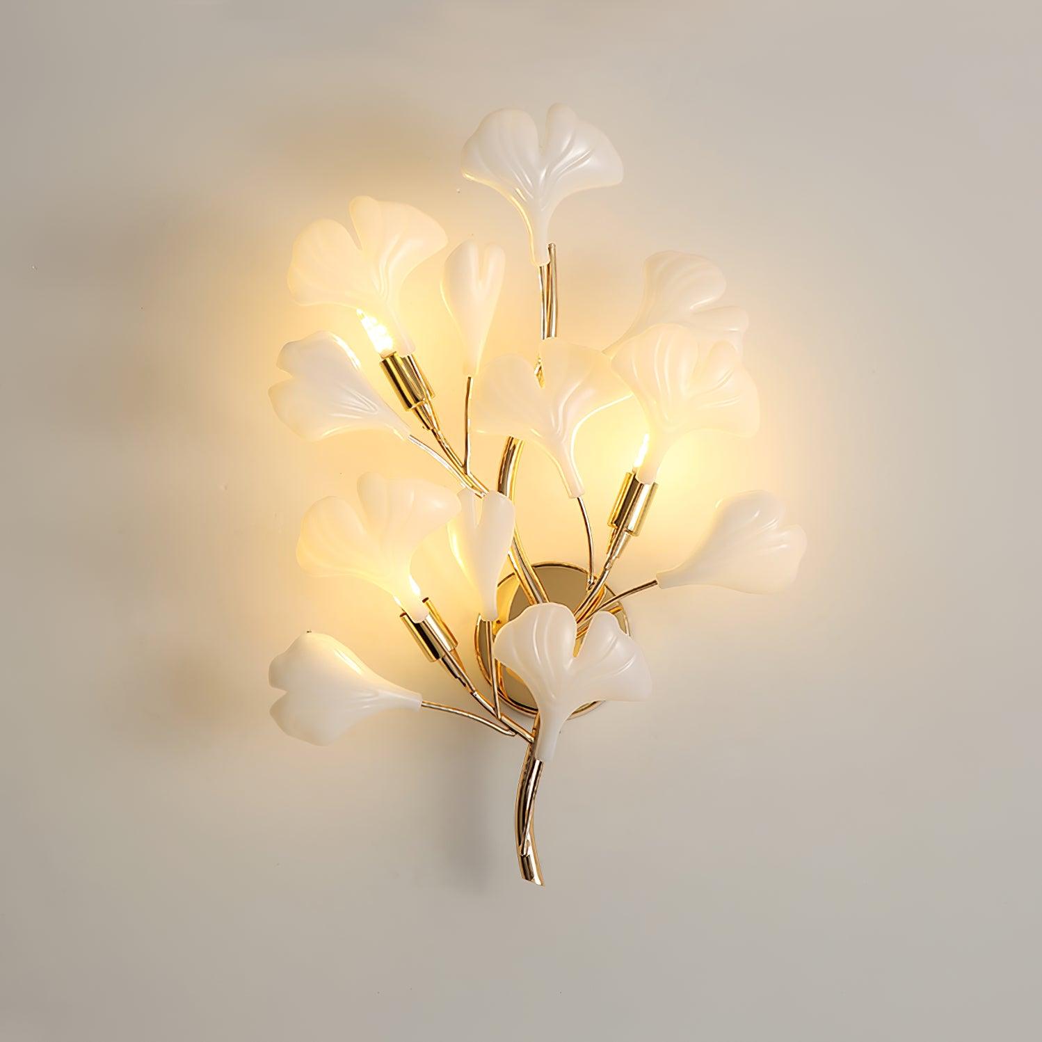 Flora | Ceramiczna lampa ścienna z motywem kwiatowym