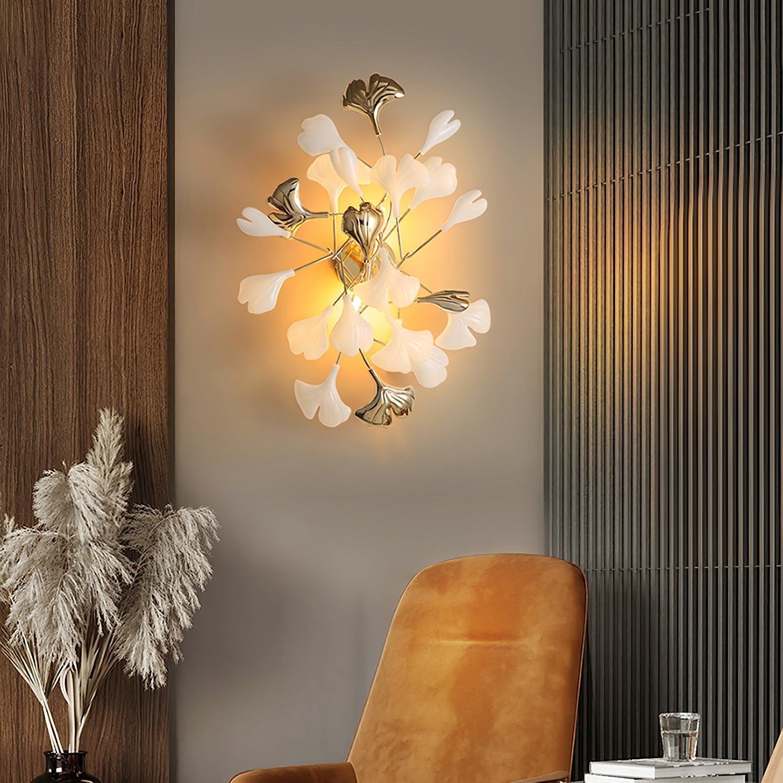 Flora | Ceramiczna lampa ścienna z motywem kwiatowym