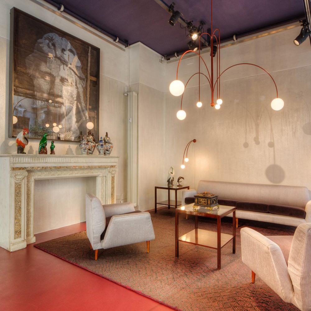 Arlina – designerska lampa sufitowa z szklanymi kulkami