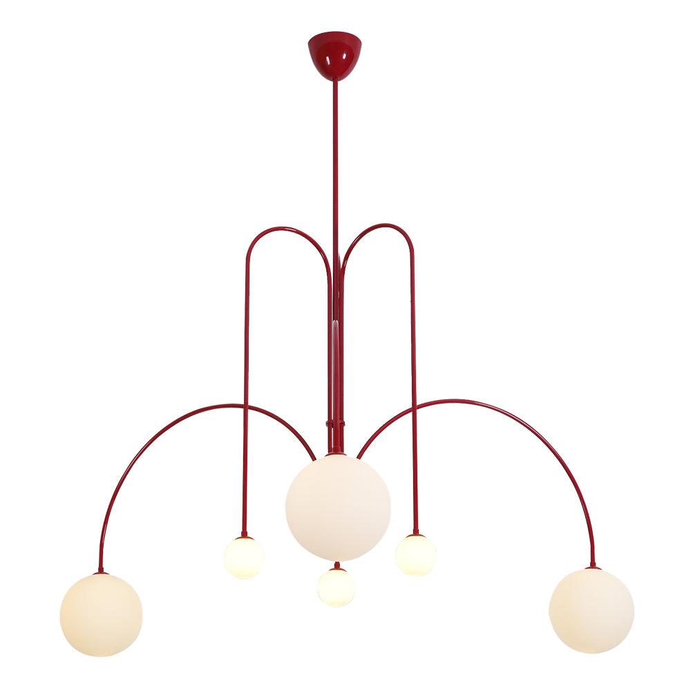 Arlina – designerska lampa sufitowa z szklanymi kulkami