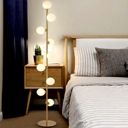 Celestina | Designerska lampa podłogowa z kulistym światłem