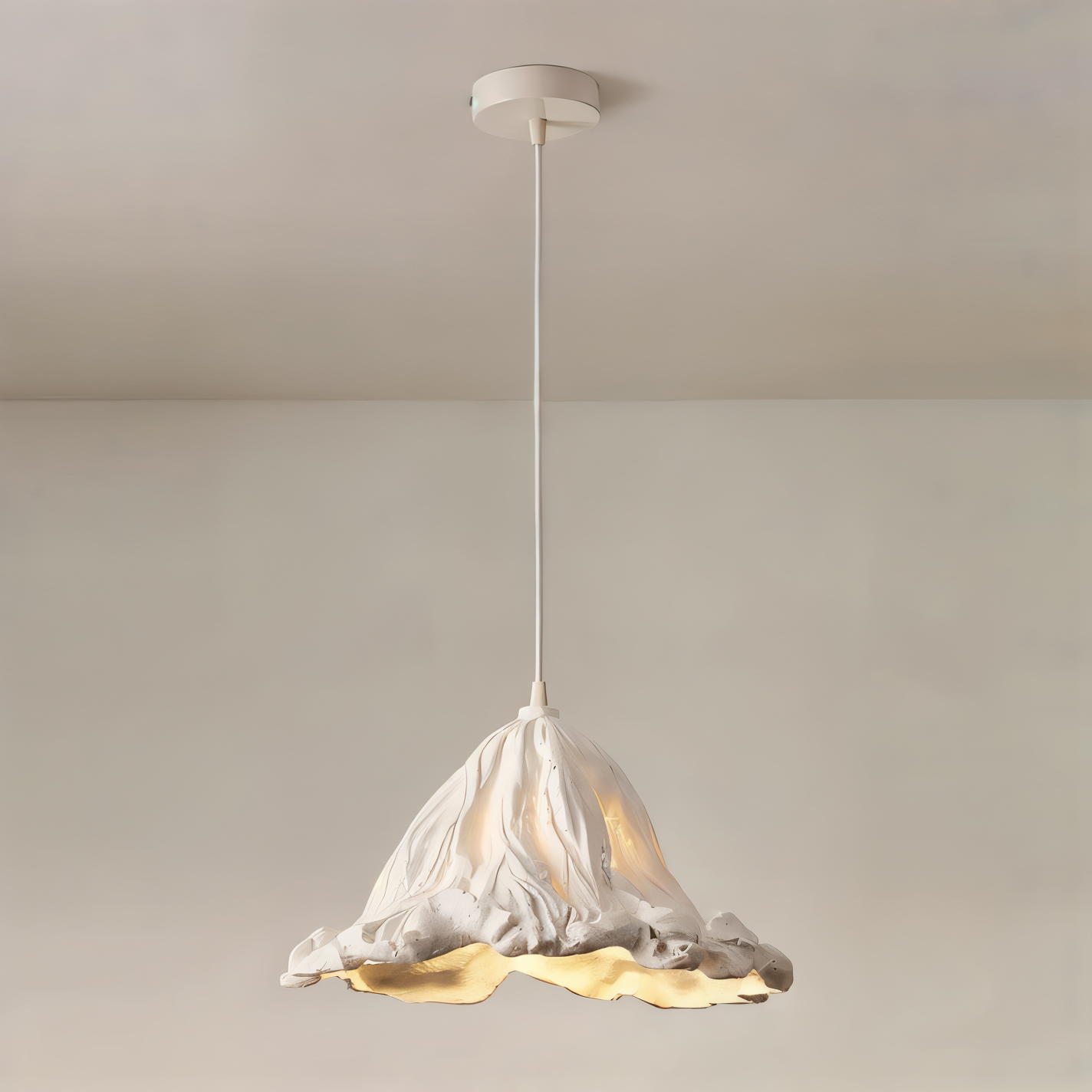 Dravena | Lampa wisząca z drewnianym wzorem