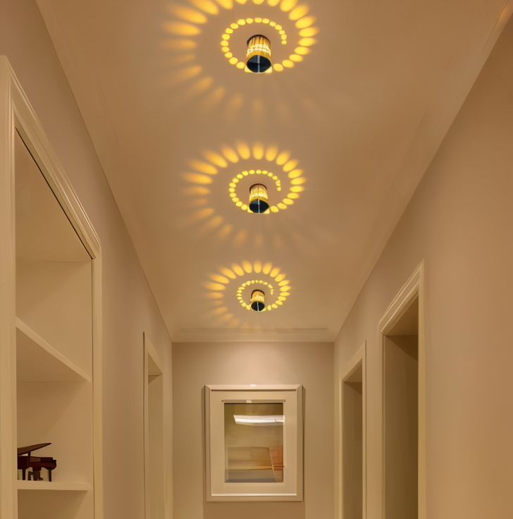 Spirava | Kinkiet LED z efektem spirali