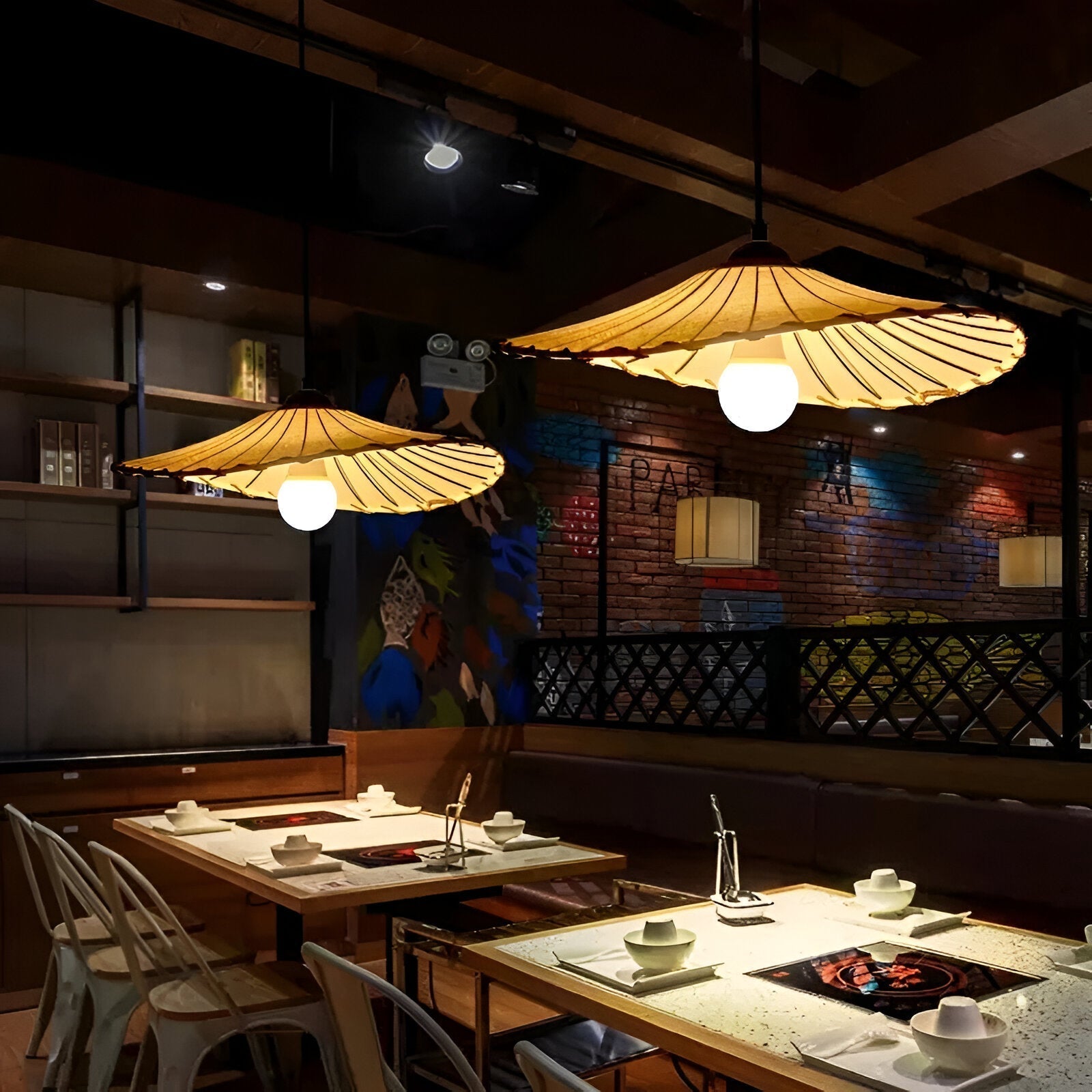 Zenira | Lampa wisząca w kształcie wachlarza