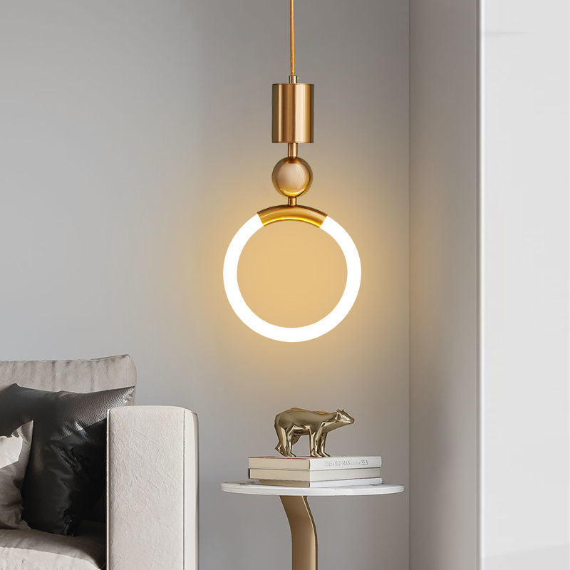Oryna | Lampa wisząca w kształcie pierścienia LED