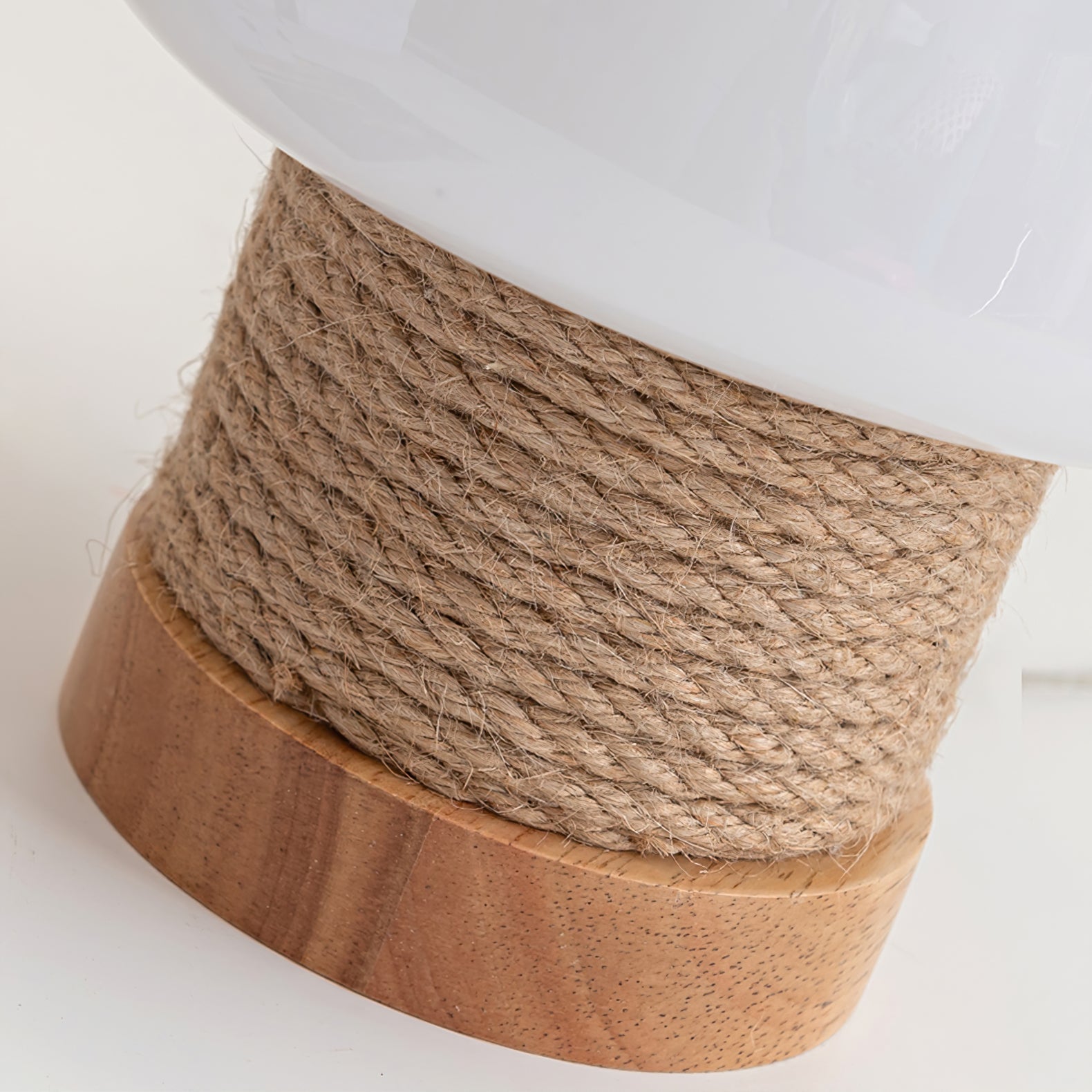 Lumo | Nowoczesna lampa stołowa LED z minimalistyczną drewnianą podstawą