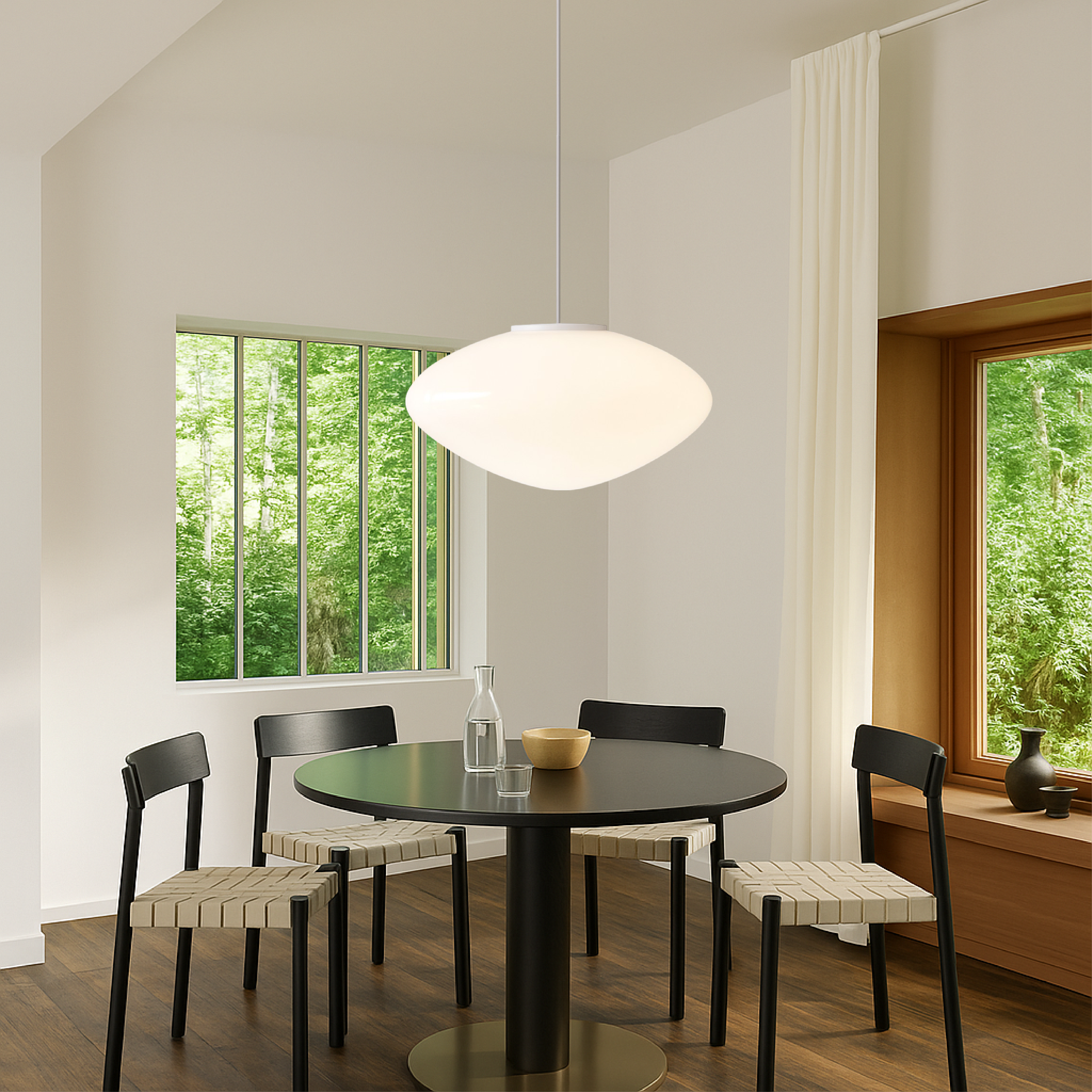 Solira | Organiczna szklana lampa wisząca