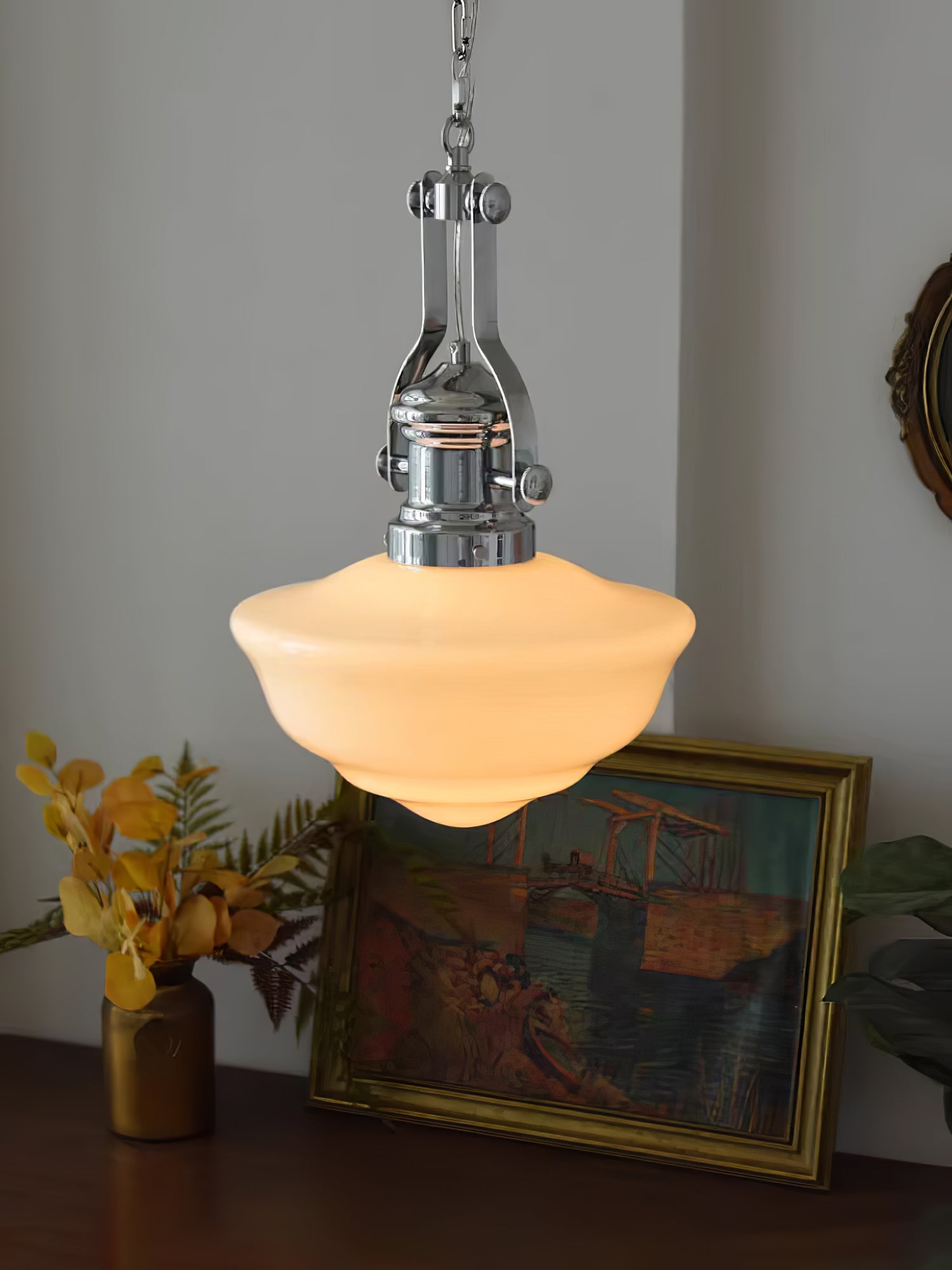 Amaris | Szklana lampa wisząca w stylu vintage