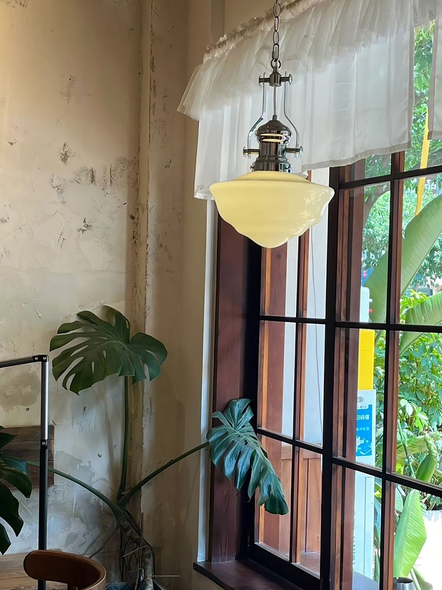 Amaris | Szklana lampa wisząca w stylu vintage